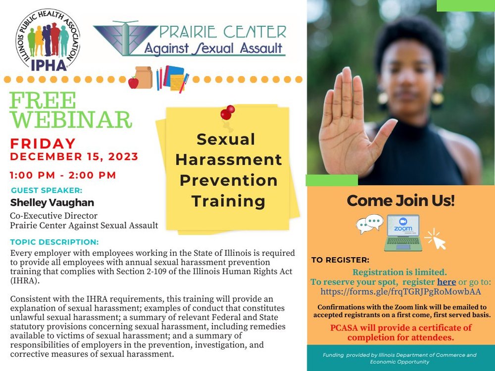 Sexual Harassment Training flyer 5
